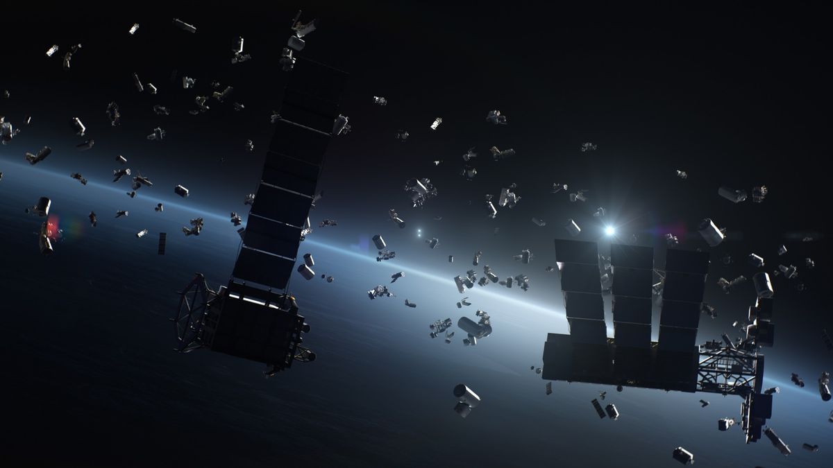 Soviet Satellite Collides with Space Debris, Shatters in Orbit