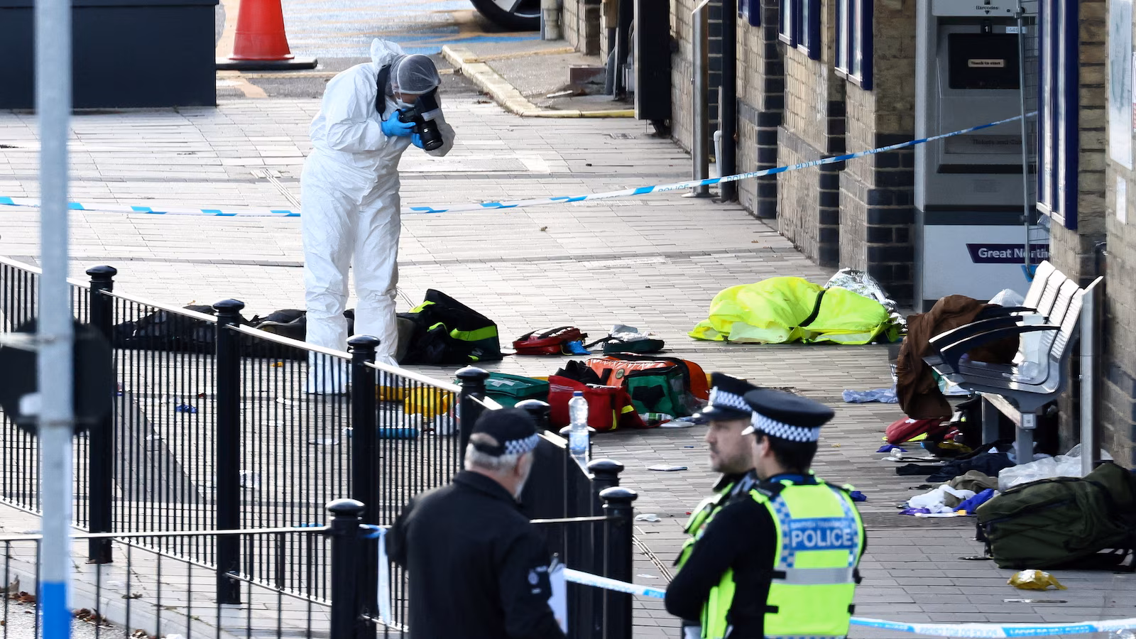 Featured image for UK train stabbing suspect charged amid debate over security measures