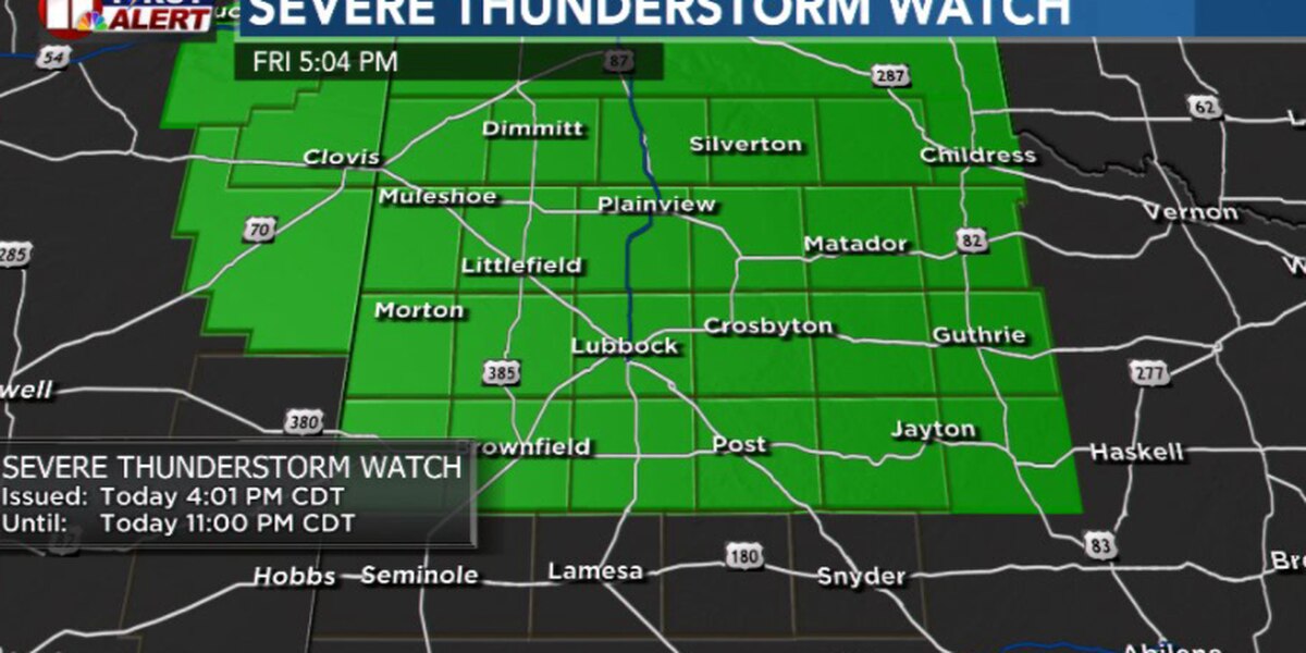 Heat and Storm Warnings Across South Plains and North Texas.