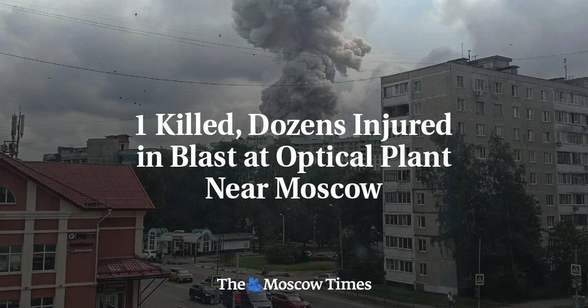 Fatal Explosion at Optical Plant Near Moscow Leaves Multiple Injured