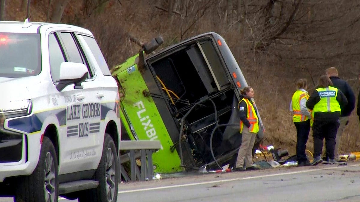 Featured image for "Fatal Rollover: Tour Bus Crash in Upstate New York Claims One Life, Injures Dozens"