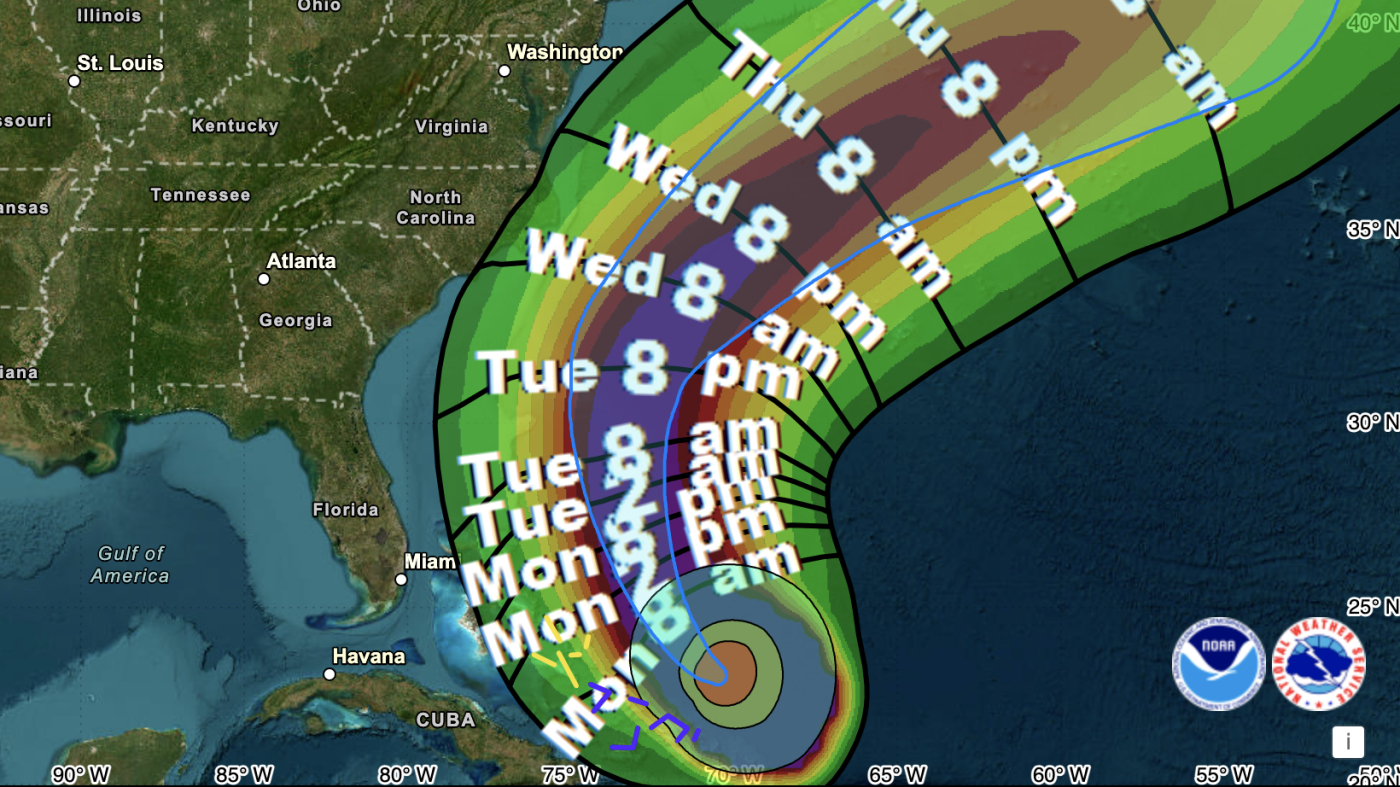Hurricane Erin Prompts Evacuations and Flood Risks Along U.S. East Coast
