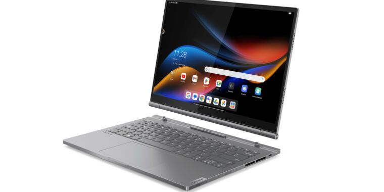 Featured image for "Lenovo Unveils Dual-Booting 'Frankentablet' at CES 2024"