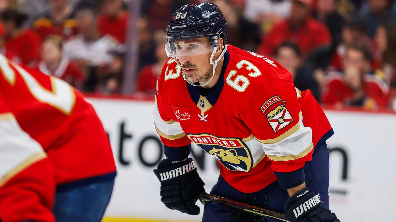 Featured image for Panthers' Brad Marchand Day-to-Day, Out Against Canadiens