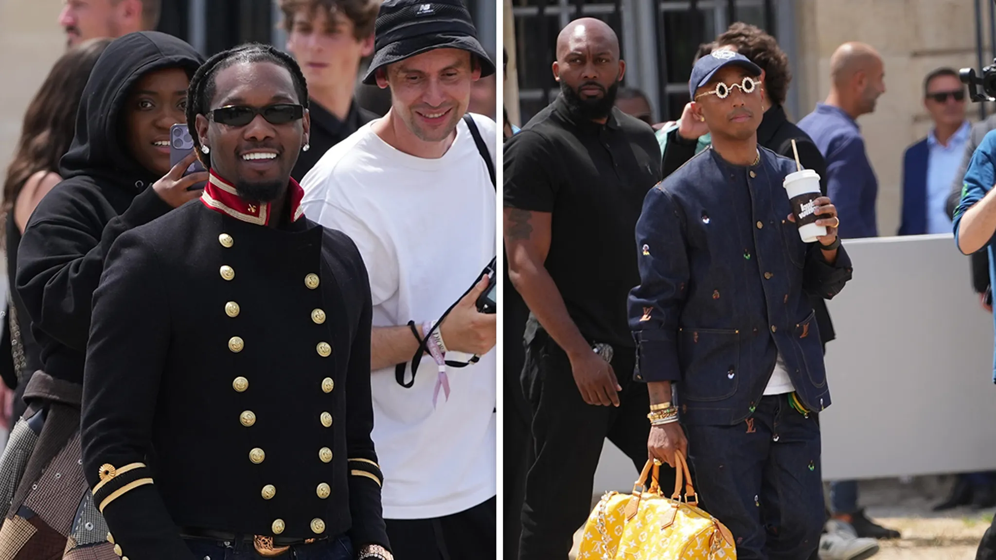 Featured image for Pharrell steals the show at Louis Vuitton's debut.