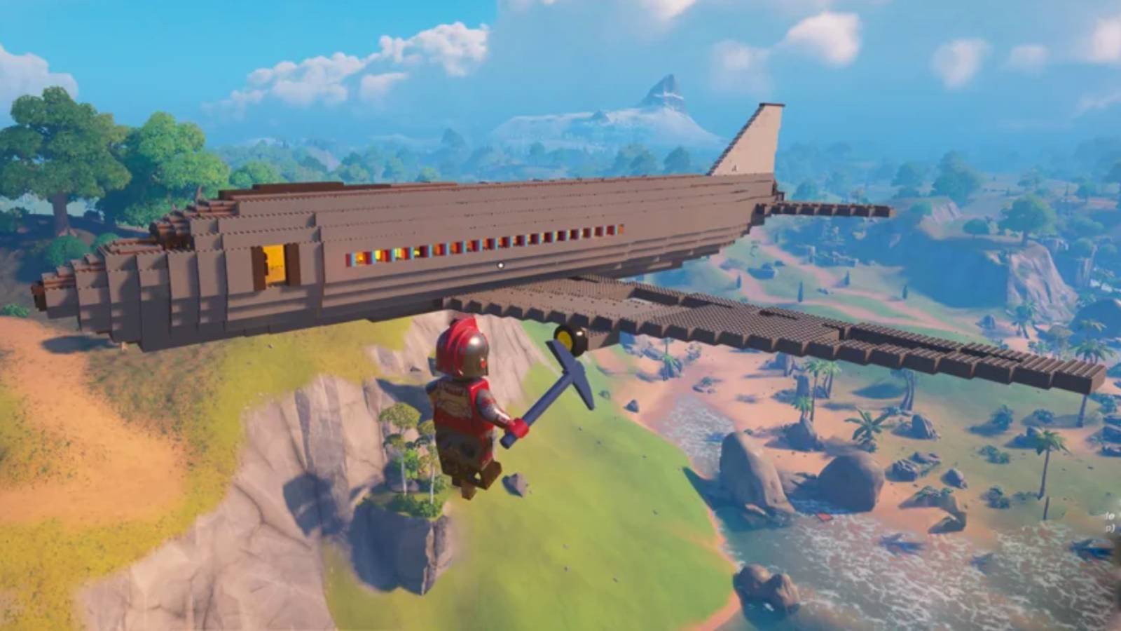 "LEGO Fortnite Enthusiast Crafts Iconic Structures and Vehicles from Pop Culture In-Game"