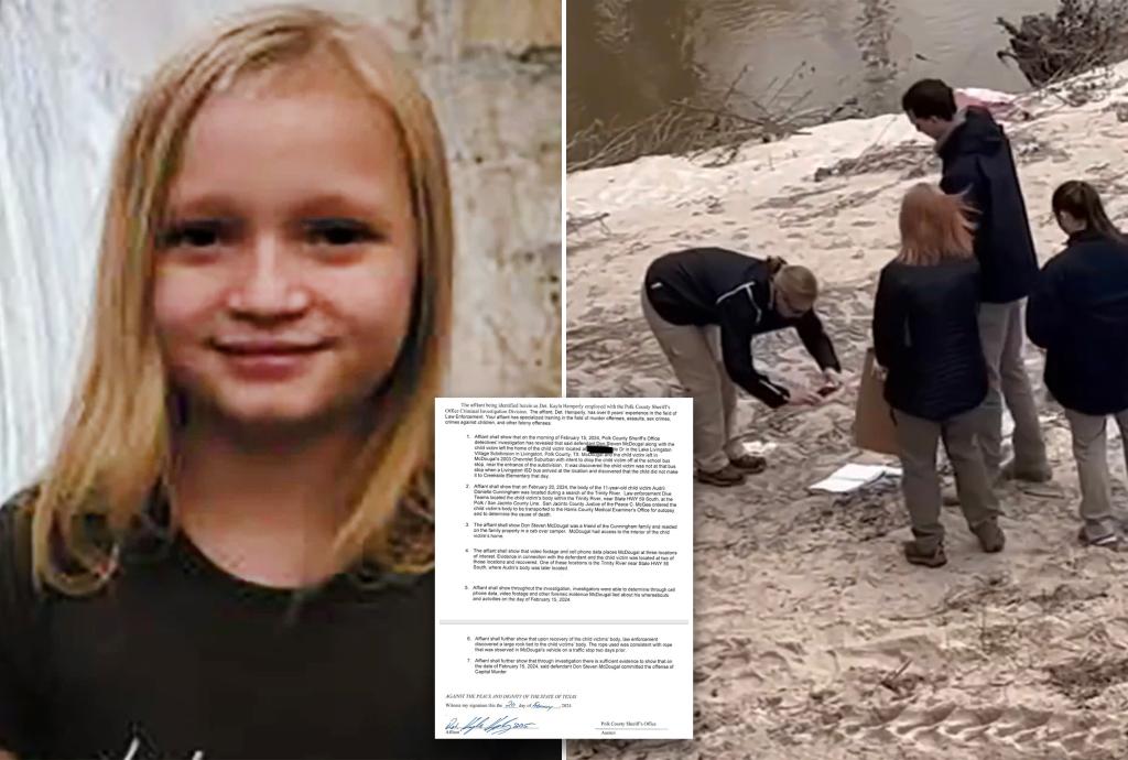 Featured image for "Family Friend Charged with Murder of 11-Year-Old Audrii Cunningham Found Tied to Rock in River"