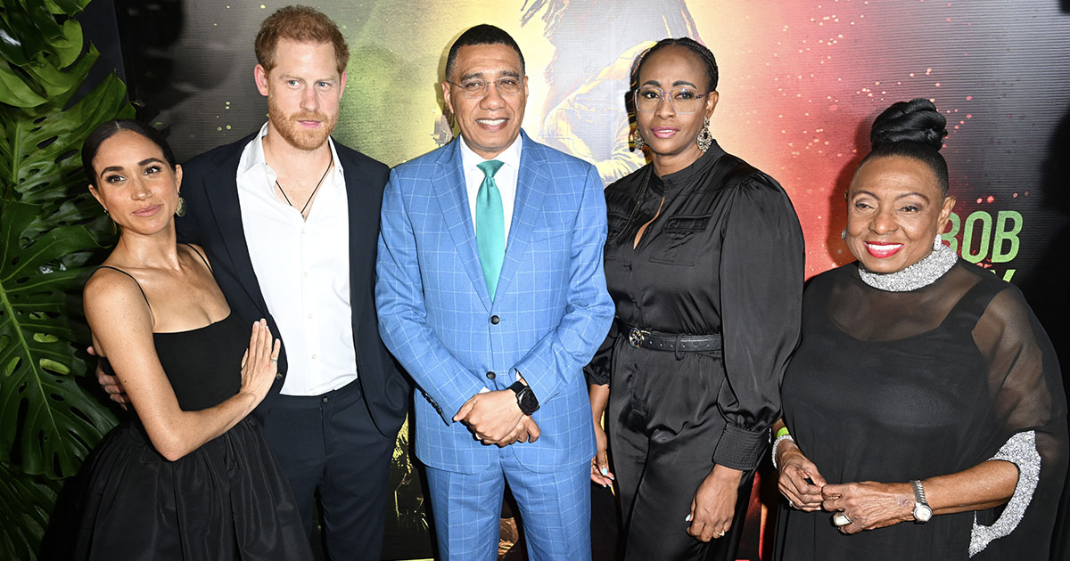 Featured image for "Harry and Meghan's Jamaican Adventures: From Bob Marley Premieres to Show-Stopping Earrings"