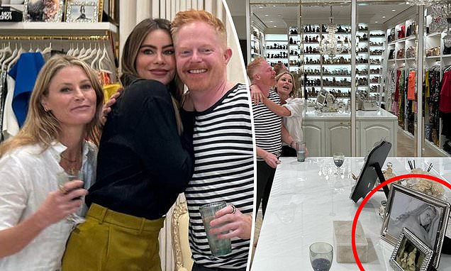 Inside Sofia Vergara's Luxurious Walk-in Closet: A Reunion with Modern Family Co-Stars Amid Divorce
