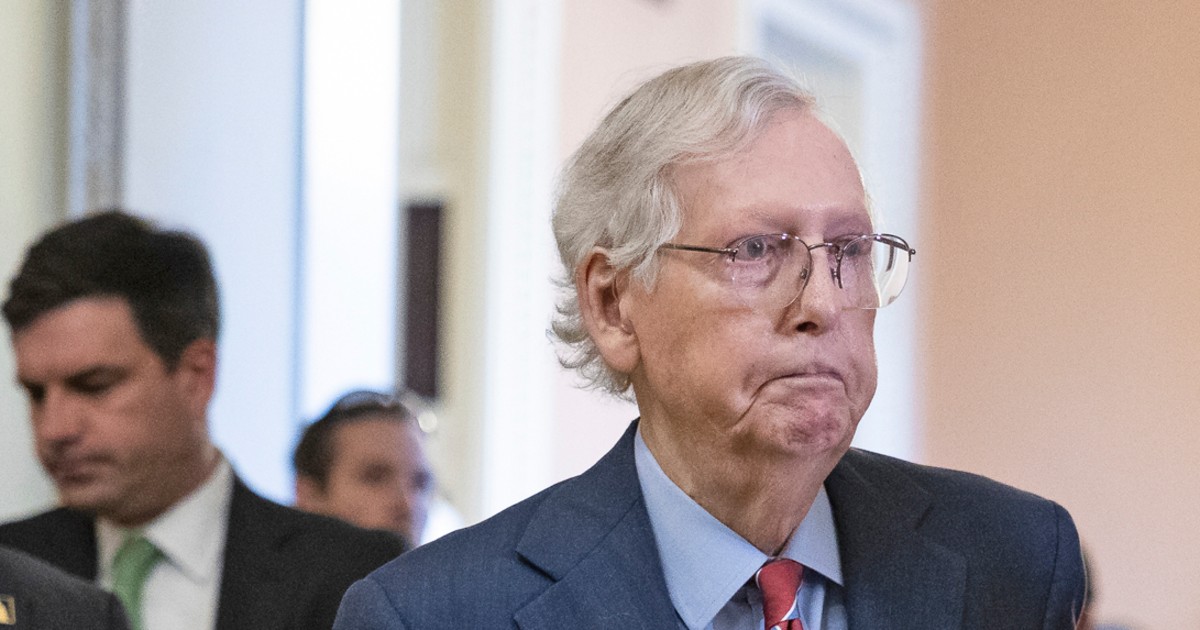 Featured image for "McConnell's Unexpected Pause: Cameras Escort Him Away Mid-News Conference"