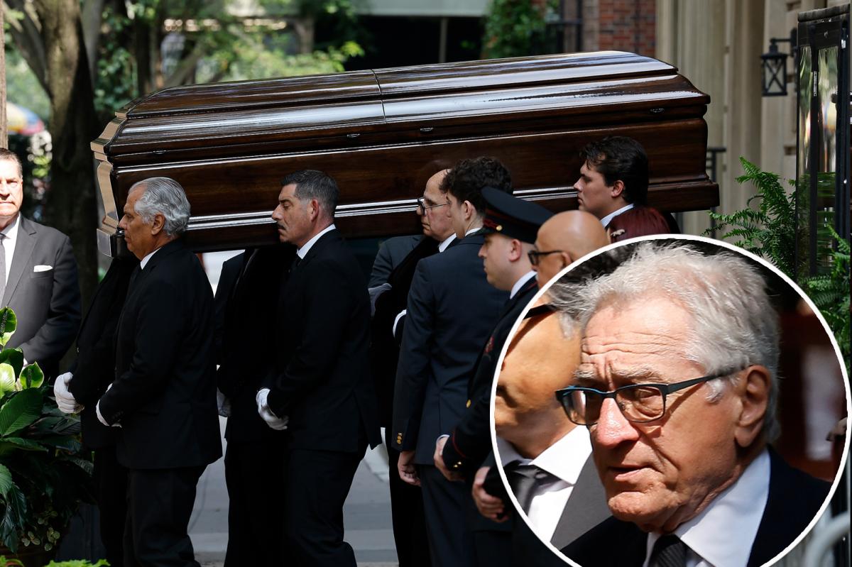 Featured image for "Robert De Niro mourns grandson's funeral as family struggles"