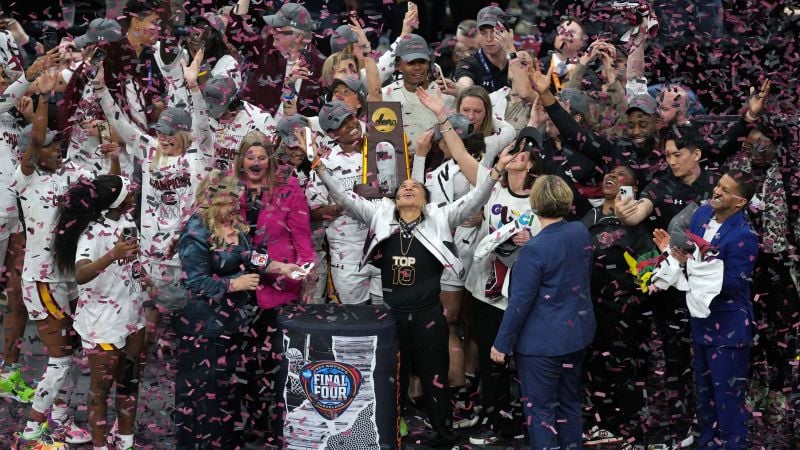 Featured image for "Record-Breaking Viewership: South Carolina-Iowa Women's Basketball Title Game Triumph"