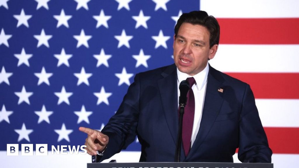"Trump Triumphs in Iowa Caucuses, DeSantis Trails Behind"