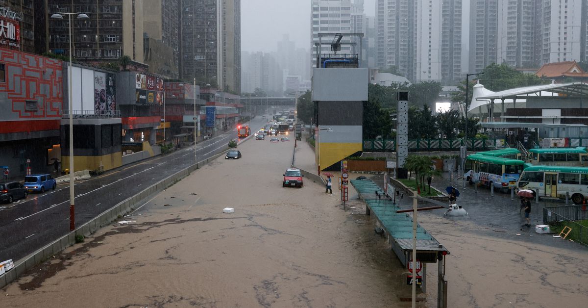 Hong Kong Declares School Closure Amidst Severe Rain Alert