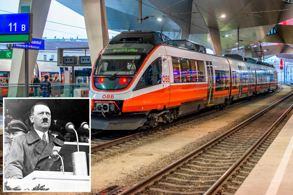 Hitler's Speech Echoes Through Austrian Train's Loudspeakers.