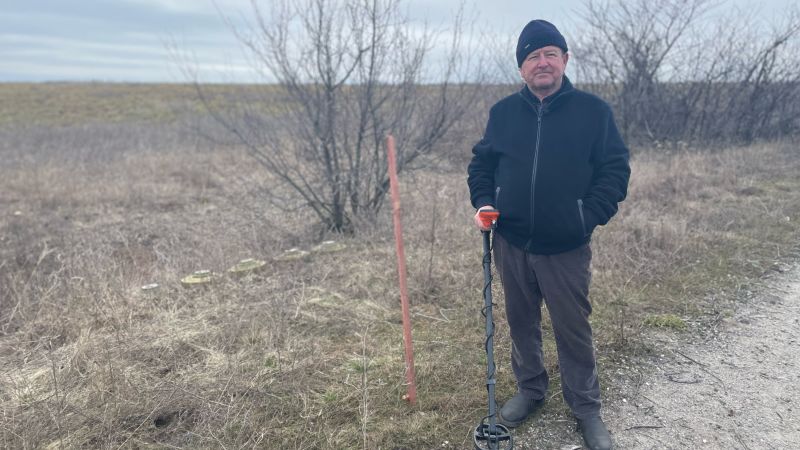 Ukrainian Farmers Risk Lives Clearing Land Mines for Planting Season
