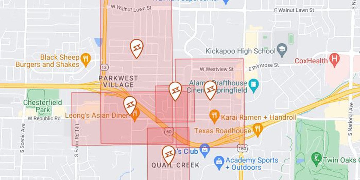 Power Outages Plague Springfield: Hundreds Left in the Dark