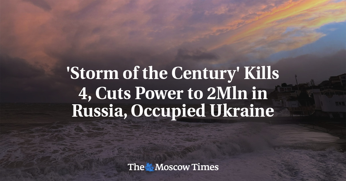 "Devastating Storm Ravages Russia and Ukraine, Leaving Death and Destruction in its Wake"