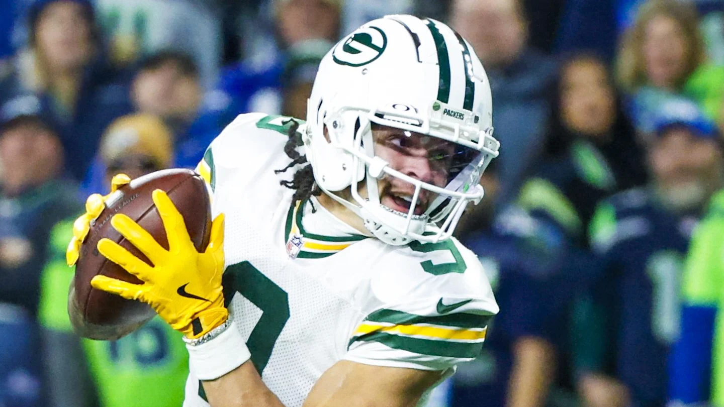 Featured image for Packers Activate Christian Watson for Steelers Game