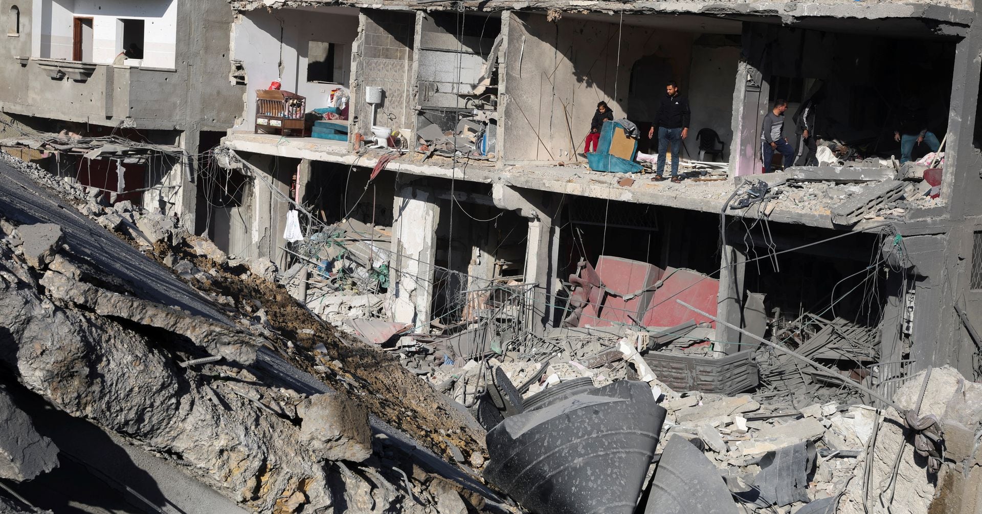 Featured image for "Israeli Airstrikes and Hamas Chief's Trip Raise Truce Hopes Amid Gaza Violence"