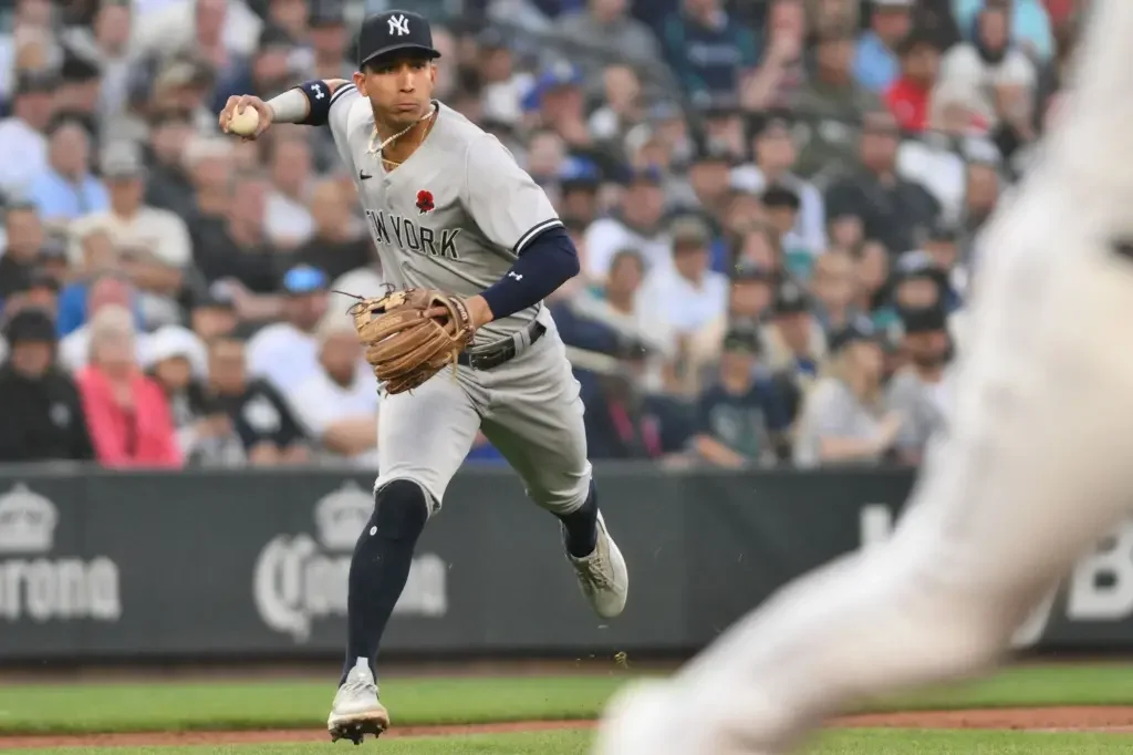 Yankees demote slumping Oswaldo Cabrera to Triple-A.