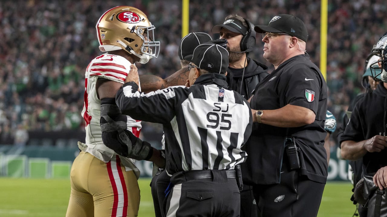 NFL Issues Warning and Reviews Incident Involving 49ers-Eagles Sideline Scuffle