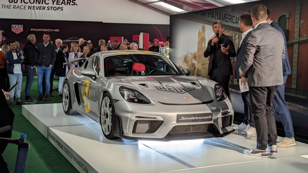 Featured image for "Porsche Unveils Special 718 GT4 RS Panamericana Edition for La Carrera Race"