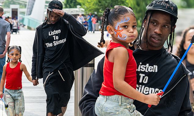 Featured image for Travis Scott and Daughter Stormi Webster's Father's Day Fun on the London Eye