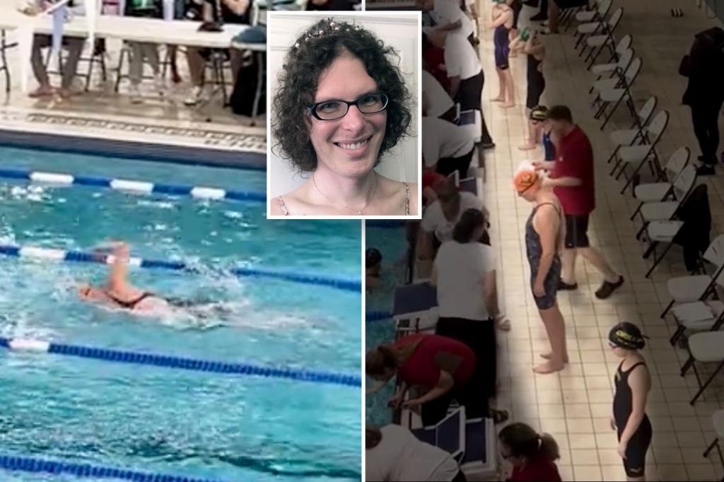 Featured image for Controversy Erupts as 50-Year-Old Trans Swimmer Competes Against Teens and Shares Locker Room