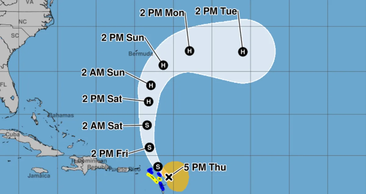 Featured image for Tropical Storm Jerry Approaching Hurricane Status Amidst Atlantic Activity