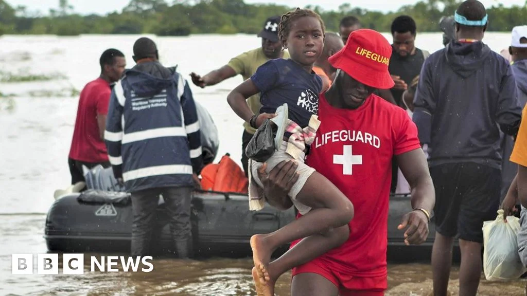 Mozambique faces worst floods in a generation as rescue teams swarm to save thousands