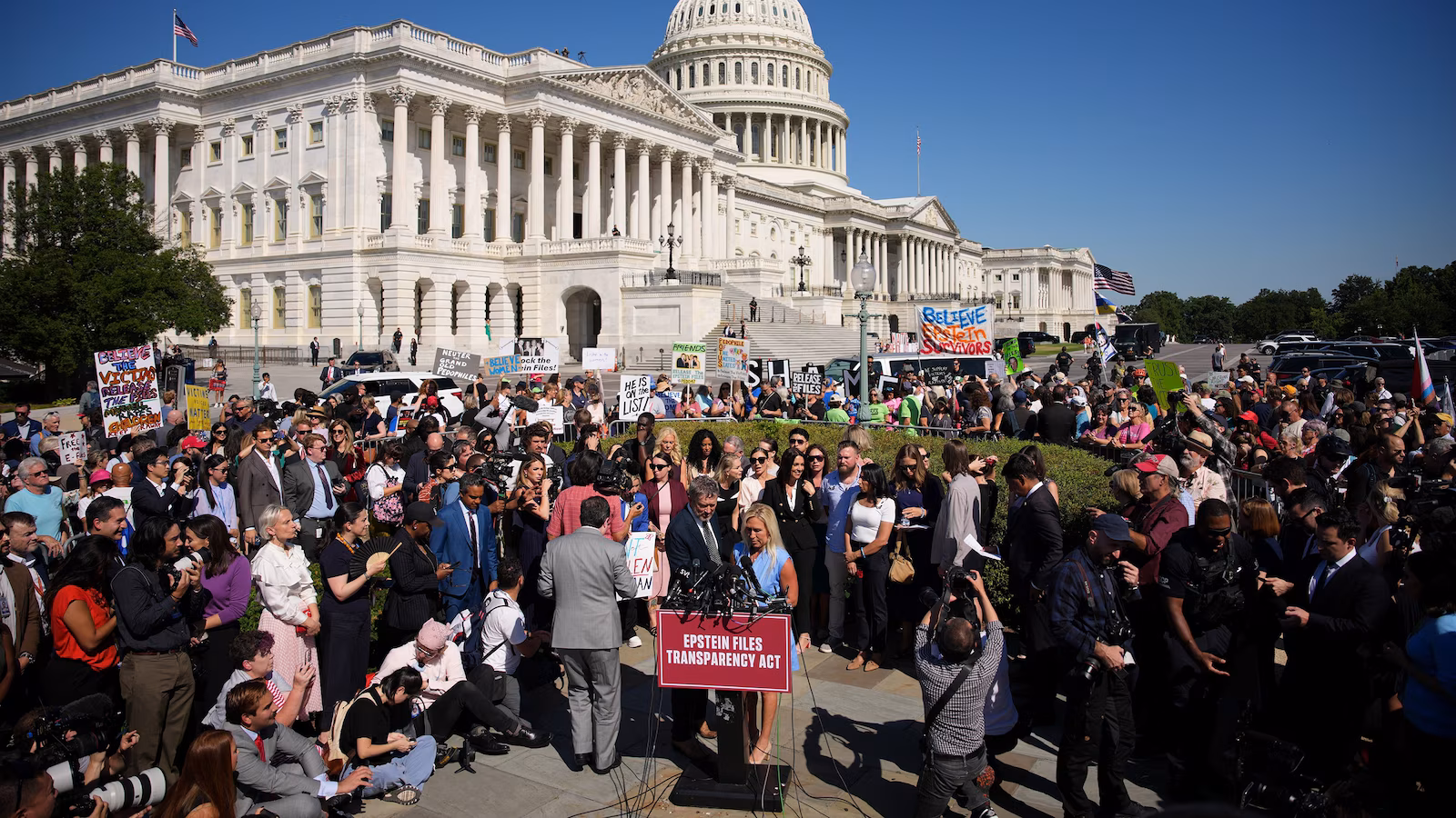Epstein Survivors and Advocates Push for Transparency and Justice
