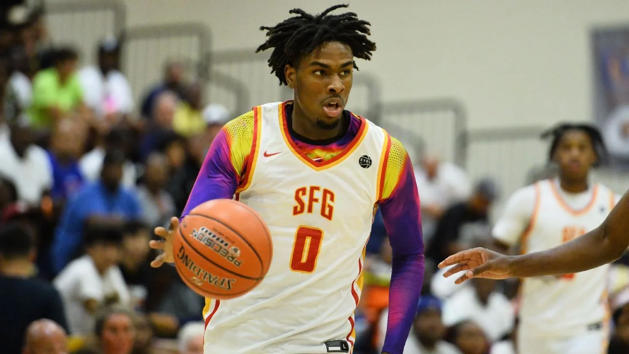 Mackenzie Mgbako chooses Indiana over Kansas for basketball commitment.