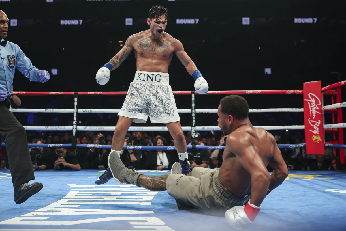 Featured image for Ryan Garcia Faces Backlash After Positive B-Sample Drug Test