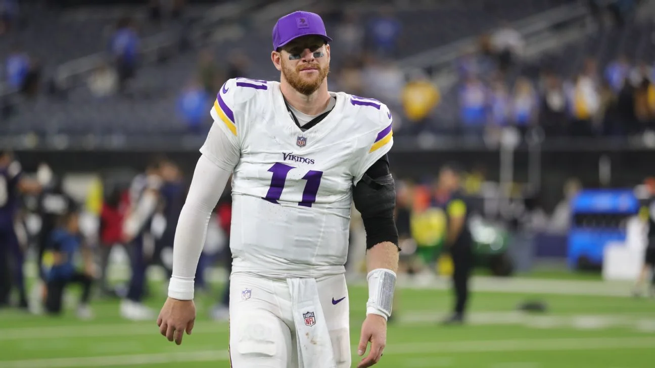 Vikings' Carson Wentz to Undergo Season-Ending Shoulder Surgery