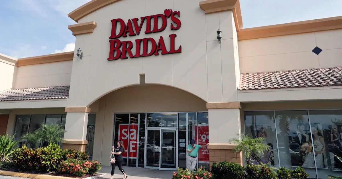 David's Bridal faces bankruptcy and store closures amidst layoffs and financial struggles.
