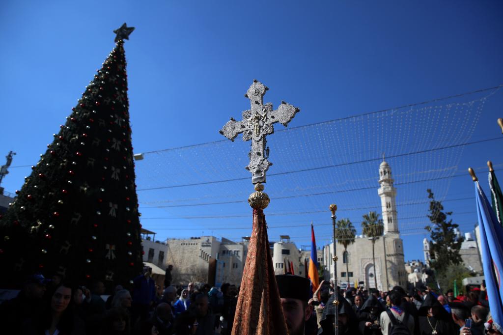 Featured image for Bethlehem's Christmas Decor Removed in Solidarity with Gaza