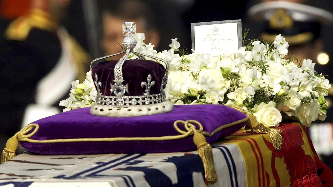 Featured image for The Koh-i-Noor diamond controversy surrounding Camilla's coronation crown.