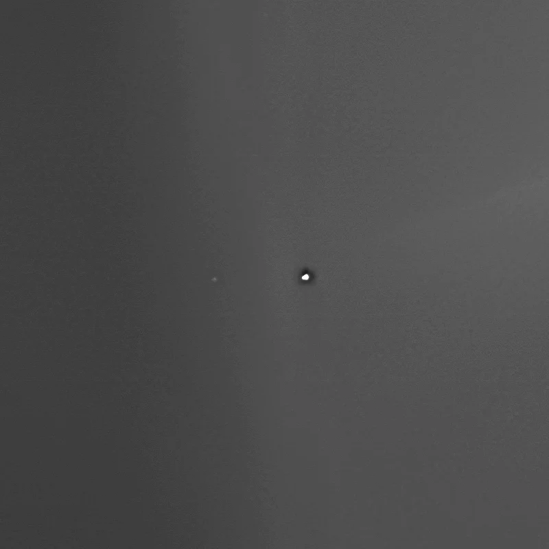"Stunning View: Mars Captures Earth and Moon in Spectacular Image"