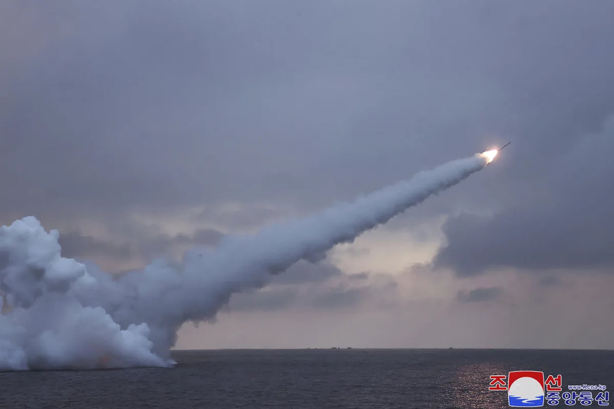 "North Korea Conducts Successful Tests of Submarine-Launched Cruise Missiles"
