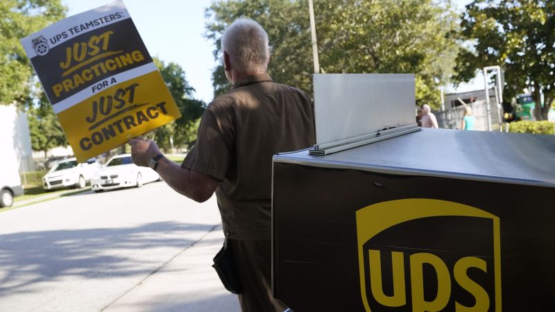"Record-Breaking UPS Strike Threatens Unprecedented Economic Impact"