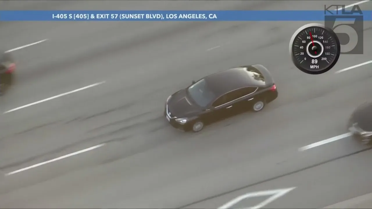 High-speed police chases end in suspects evading capture in Los Angeles.