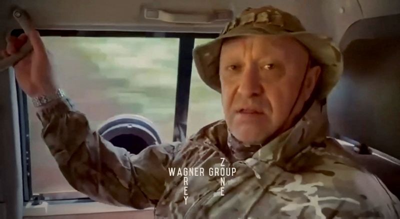 "Russian Mercenary Prigozhin Reveals Startling Security Measures in Viral Video"
