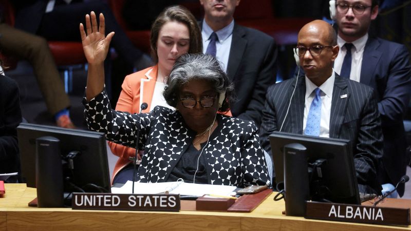 US Vetoes Multiple UN Resolutions on Israel-Hamas Conflict