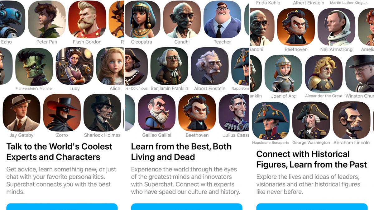 "Chat with Historical and Fictional Characters through AI Chatbot"