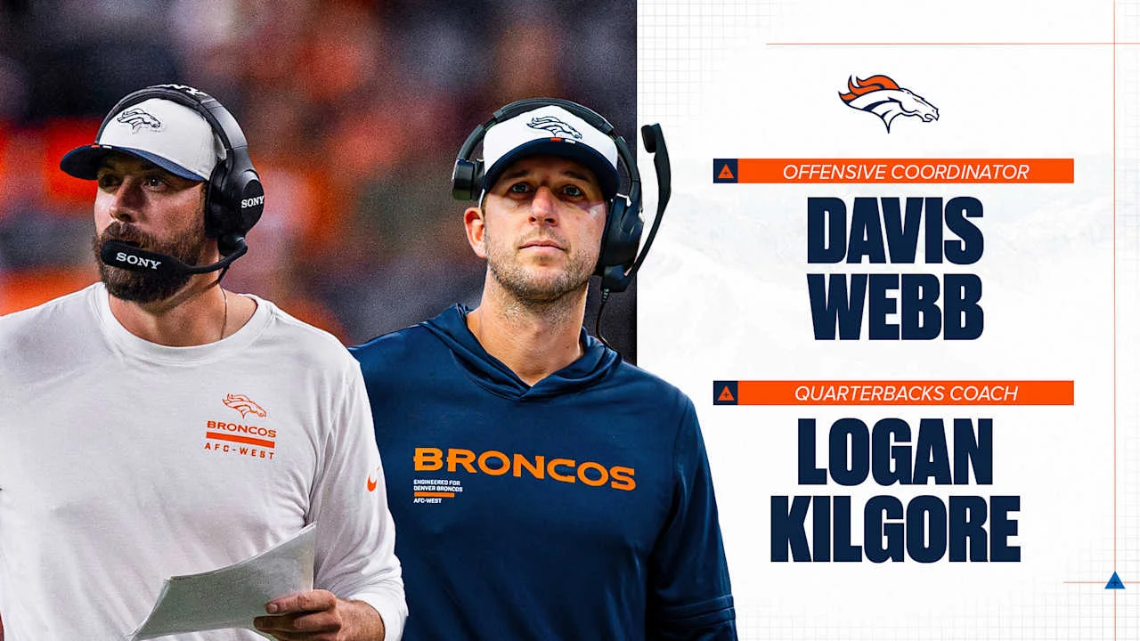 Broncos elevate Webb to OC and Kilgore to QB Coach