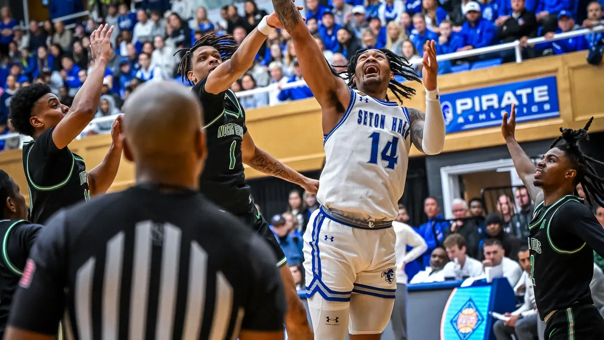 Featured image for "Seton Hall Dominates North Texas, Advances to NIT Quarterfinals"