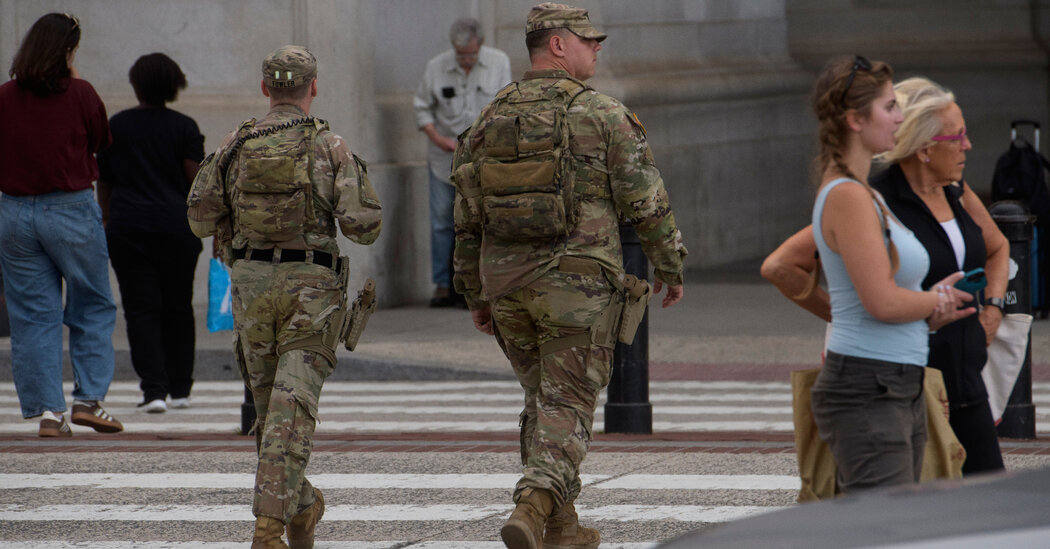 National Guard in D.C. Starts Carrying Firearms Amid Rising Tensions