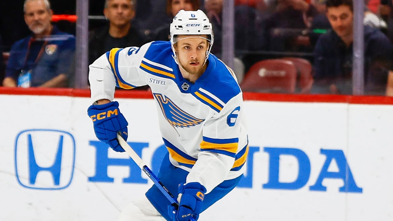 Featured image for Blues Sign Philip Broberg to $48M, 6-Year Extension