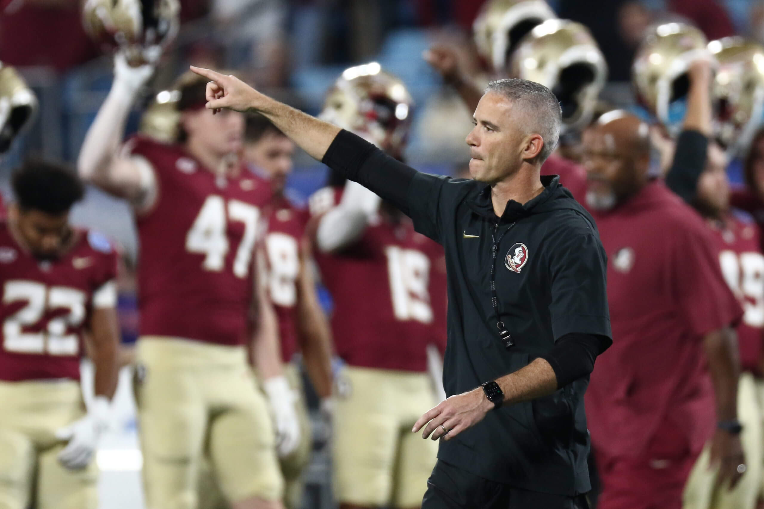 Featured image for "Mike Norvell Commits to 8-Year, $10 Million-Per-Year Extension with FSU, Rejects Alabama Offer"